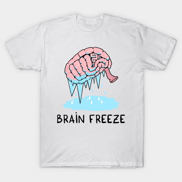 Brain freeze T-Shirt by adrianserghie